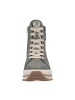 rieker Sneaker Montante aus Leder Castor Grün