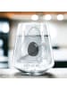 Mr. & Mrs. Panda Trinkglas Avocado Glücklich ohne Spruch in Transparent