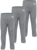 Normani Outdoor Sports Normani Outdoor Sports 3er Pack Baby Merino Hose mit Füßen in Grau gestreift