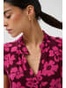 Kaffe Kleid KAmarianah A-shape in Carbernet/Pink Flowers