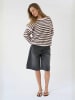 TeeShoppen Pullover Sienna Knit in Brown-Light Pink