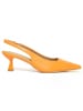 Montevita Pumps High Heel Schuh mit offenem Absatz und geschlossener Spitze in Orange