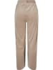 Urban Classics Urban Classics Damen Ladies High Waist Straight Velvet Sweatpants in softtaupe
