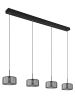 Globo lighting Hängeleuchte "FOGSY" in black