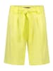 Betty Barclay Shorts mit Bundfalten in Gelb