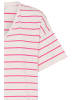 b. young Kurzarm-Bluse BYPANDINNA Loose fit in RASPBERRY ROSE/WHITE STRIPE