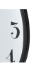 Beliani Wanduhr RUGLES in Schwarz - (W) 56 x (H) 56 x (L) 2 cm