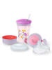 NUK 5-tlg. Trinklern-Set Evolution All-in-1 - in rosa,motiv
