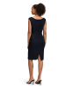 Vera Mont Cocktailkleid im Glitzer-Look in Dark Blue/Black