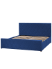Beliani Doppelbett ROCHEFORT in Blau - (W) 170 x (H) 99 x (L) 214 cm