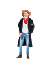tectake Cooler Trenchcoat, schwarz