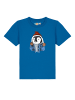 wat? Apparel T-Shirt Pinguin in Blau