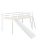 Beliani Hochbett STAPLE in Weiß - (W) 227 x (H) 110 x (L) 208 cm