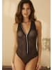 PETITE FLEUR GOLD Body in schwarz