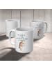 Mr. & Mrs. Panda Tasse Igel Wein mit Spruch in Weiß