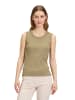 Betty Barclay Trägertop mit Rippenstruktur in Soft Olive