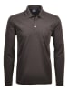 Ragman Langarm-Polo in braun
