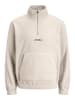 Jack & Jones Fleece Sweatshirt in Moonbeam