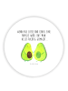 Mr. & Mrs. Panda whiteboardmagnet Avocado Pärchen mit Spruch in Weiß