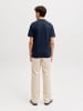 JACK & JONES Junior Gestricktes Polo in Sky Captain