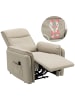 HOMCOM Massagesessel-92L x 86B x 102H cm-Beige
