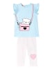 Denokids Set Cat in Bag in Light Blue