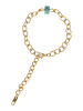 IZIA Women Bracelet in Gold Turquoise