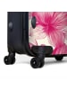 NoBoringSuitCases Suitcase, Koffer, Reisekoffer Rosa Blumen