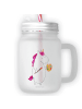 Mr. & Mrs. Panda Mason Jar Einhorn Künstler ohne Spruch in Transparent
