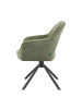 DUBI Möbel 2er-Set: Drehstuhl Mika-Ben in Grün - (B)60 x (H)87 x  (T)65 cm