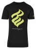 Rocawear T-Shirt in black/lime