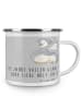Mr. & Mrs. Panda Kaffeetasse 45. Hochzeitstag Messinghochzeit mi... in Heather Grey
