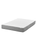 Beliani Matratze CUSHY in Weiß/Grau - (W) 120 x (H) 20 x (L) 200 cm