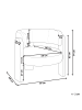 Beliani Sessel BUREA in Beige - (W) 79 x (H) 74 x (L) 69 cm