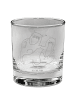Mr. & Mrs. Panda Whiskey Glas Otter Hände halten ohne Spruch in Transparent
