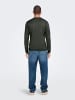 Only&Sons Polo Langarm Shirt Basic Pullover ONSWYLER in Grün-2