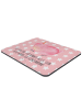 Mr. & Mrs. Panda Mousepad Einhorn Schwein mit Spruch in Rot Pastell
