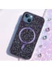 cadorabo Hülle für iPhone 13 / 14 Glitzer Schutzhülle in Lila