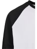 Urban Classics Longsleeves in white/black