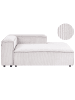 Beliani Chaiselongue ARDAL in Weiß/Schwarz - (W) 119 x (H) 68 x (L) 180 cm linksseitig
