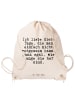 Mr. & Mrs. Panda Sportbeutel Ich liebe diese Tage,... mit Spruch in Creme