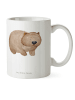 Mr. & Mrs. Panda Kaffeebecher Wombat mit Spruch in Weiß