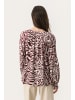 PART TWO Langarm-Bluse TenniePW Relaxed fit in Tawny Port Animal Print