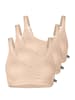 Like It 3er Pack Soft BH in nude