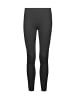 SNOCKS Gerippte Leggings in Schwarz