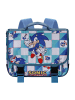 Sonic Sonic Schulranzen Dynamischer Rucksack für Kinder in Blau