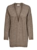 JACQUELINE de YONG offene Strickjacke Cardigan KNT NOOS Weste in Hellbraun