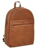 X-ZONE Rucksack echt Leder in cognac