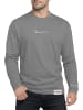 Reichstadt Herren Oversized Langarm Shirt in Dark Grey