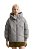 Marc O'Polo DENIM Lange Kapuzen-Steppjacke relaxed in Grey Eternity